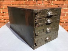 VINTAGE MILITARY INDUSTRIAL METAL MULTIDRAWER CABINET / FILING CABINET