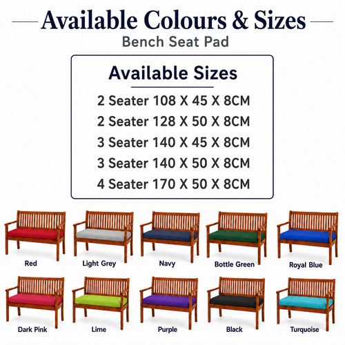 Outdoor seater bench pad - 2,