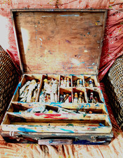 Wooden Painting Carrying Case