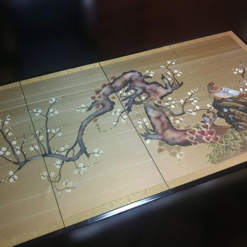 Japanese folding screen - folding, byobu