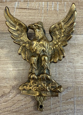 SMALL VINTAGE VICTORIAN SOLID BRASS DOOR KNOCKER