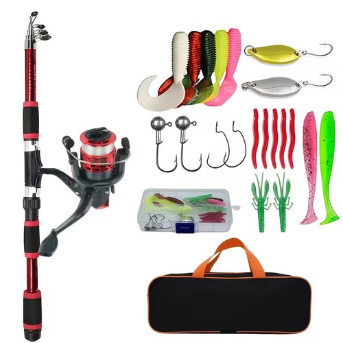 Kids fishing kit 1 8m - fishing,