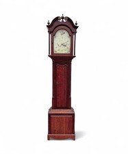 Georgian Oak Grandfather Clock.