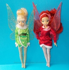 DISNEY STORE PETER PAN DOLL FAIRY TINKERBELL ROSETTA FLUTTER SECRET OF THE WINGS