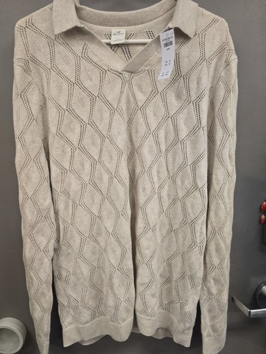 Hollister mens collared knit - collared,