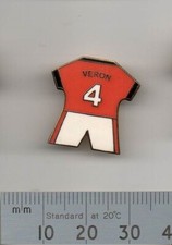 United Hero "Juan Sebastian Veron" Vintage Player kit badge,Gift from Manchester