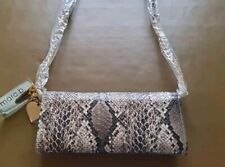 marc b. Ladies Snakeskin Cross Body Shoulder Bag - Strap Detaches to Clutch Bag
