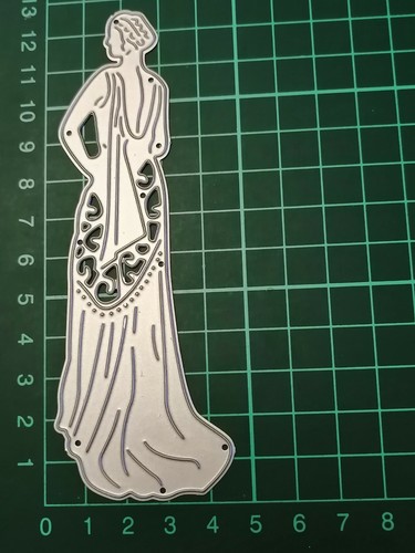 Retro lady metal cutting die - lady,