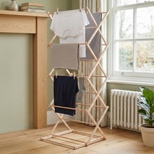 Portable Wooden Clothes Airer