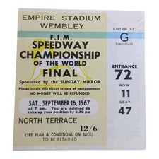 Original 1967 speedway world - original,