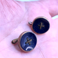 Antique collar studs Men's