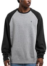 Volcom Homak Crew Sweater - Bone Heather - New