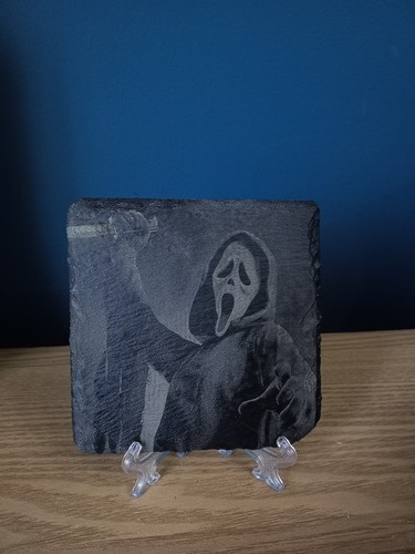Ghostface slate coaster - ghostface,