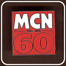 BUTLINS MOTOR CYCLE NEWS 60 YEARS EVENT HELD AT BUTLINS 1955 - 2015 RARE BADGE