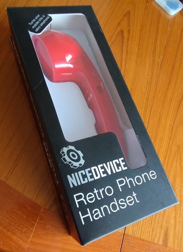 Retro phone handset - retro,