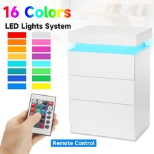 High Gloss Bedside Table RGB