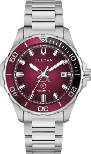 Bulova silver mens analogue - silver,