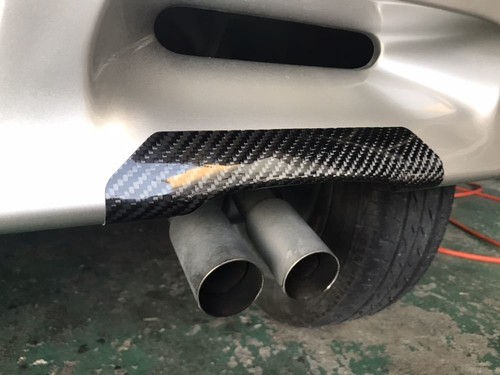 Carbon fiber exhaust - exhaust, heat