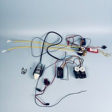 MODEL AIRCRAFT RC PLANE ENGINE GRAUPNER SPEED 400 MOTOR & HITEC JETI SERVERS