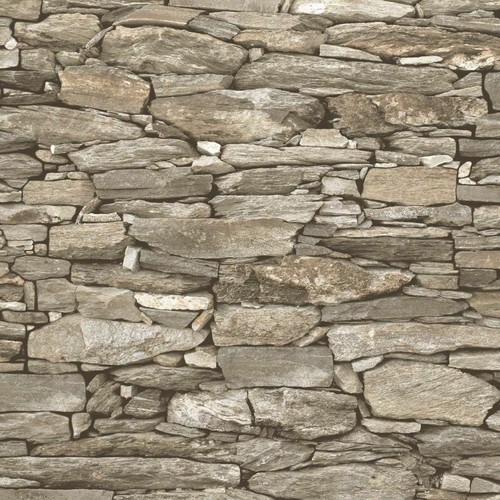 Stone effect wallpaper slate - stone,