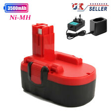 18V 3500mAh Ni-MH Battery/Charger For Bosch BAT025 BAT026 GSB 18 VE-2 GSR PSR
