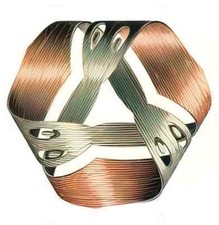 M C Escher A4 Photo moebius strip i
