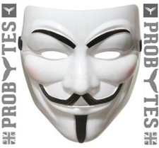 Fancy Dress Halloween Anonymous Hacker / Guy Fawkes / V for Vendetta Face Mask