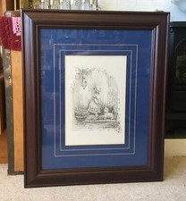 RETRO GLENDA RAE FRAMED GLAZED MOUNTED PRINT-HEIGHT 62.7cm x WIDTH 52.4cm