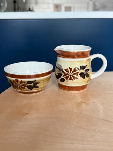 Vintage hand painted - hand,