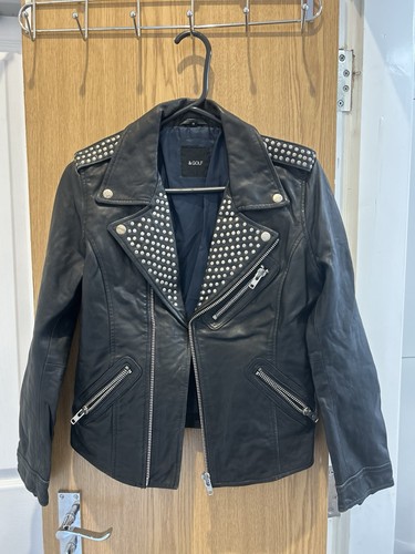 Women studded real leather - real,