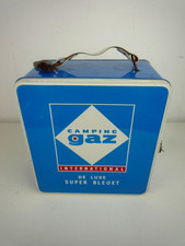 VINTAGE 1960'S CAMPING GAZ DELUXE SUPER BLEUET COOKER WITH WIND SHEILD