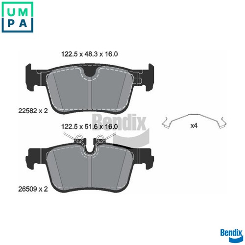 Brake pad set - brake, disc
