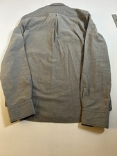 BCK HRSY L Men’s Shirt Grey Size XL With Black Pocket And Stitched Features