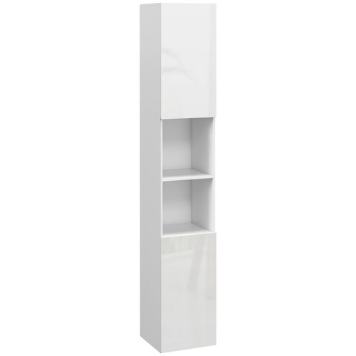 High gloss bathroom storage - high,