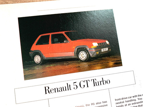 Renault turbo 1980s - renault,