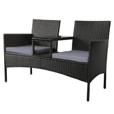 Garden Rattan Loveseat Patio