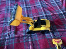 Cat Corded Tractor Moves Lights Up Sounds Remote Control Digger Loader