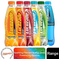Lucozade Energy Sparkling Flavours Energy Drink Powered By Glucose, 12x900ml