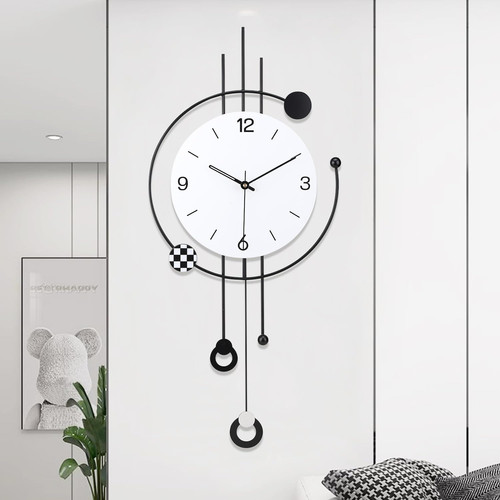 Large modern wall clock - large,