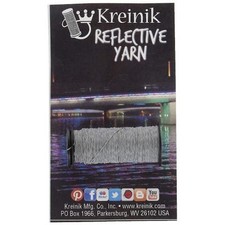 Kreinik Reflective Yarn Thread 25yds Silver