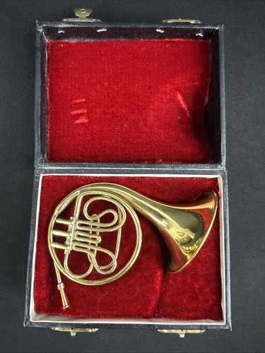 Vintage miniature brass french - miniature,
