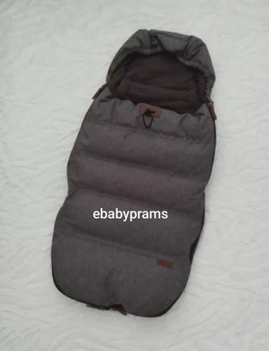 Silver cross wave footmuff - silver,