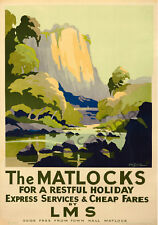 VINTAGE RAILWAY POSTER The