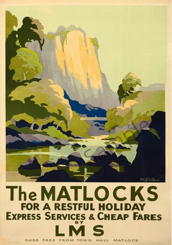 Vintage railway poster the - poster,