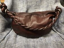 Lupo Brown Leather Tote Handbag With Purse And Card Holder