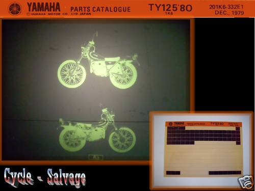 Yamaha 125 parts - ty, 125_80_parts