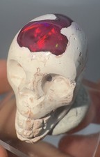 Mexican Fire Opal Carved into