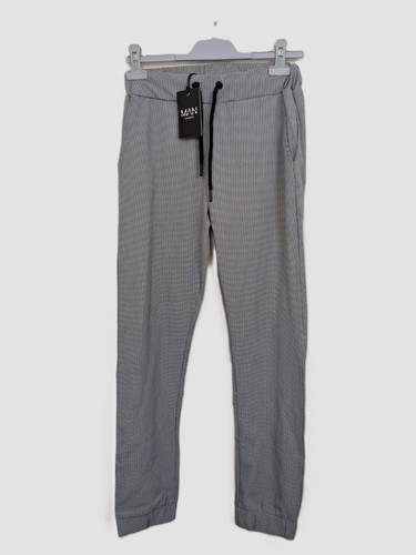 Boohooman dogtooth tapered - boohooman,