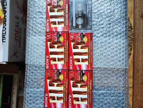 Six blank audio cassettes sony - six,