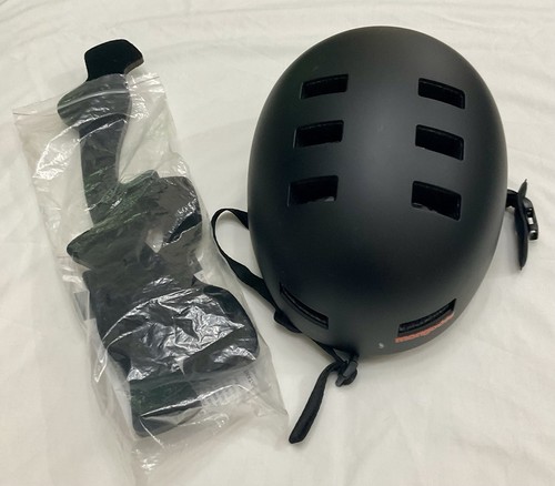 New black mongoose bmx helmet - new,